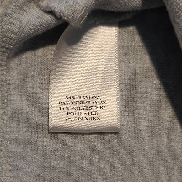 Ann Taylor grey peplum long sleeve shirt - medium - Picture 5 of 5